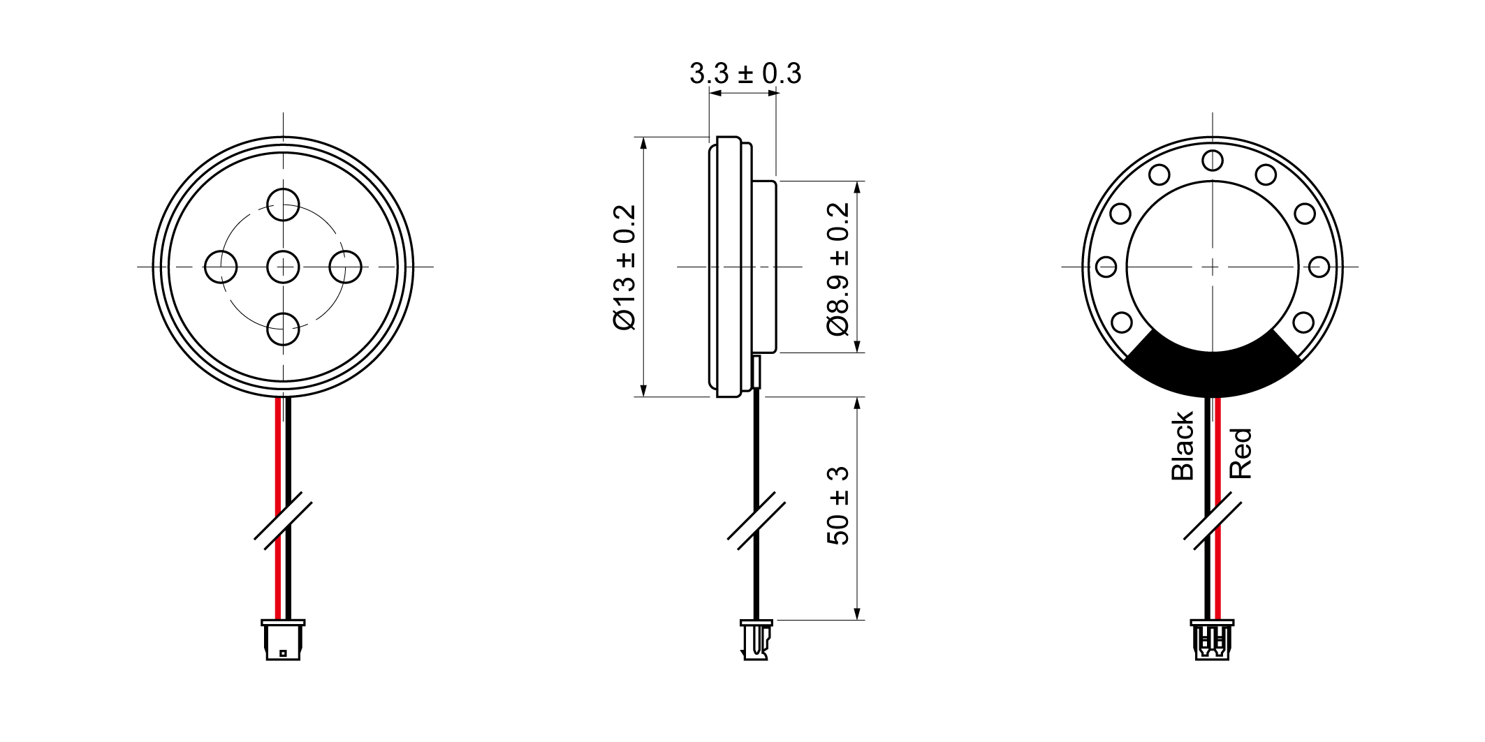 OSR13R-X290 Mechanical Drawing